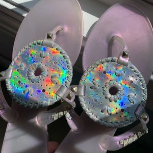 Jack Rogers Georgica Jelly Hologram Sandals